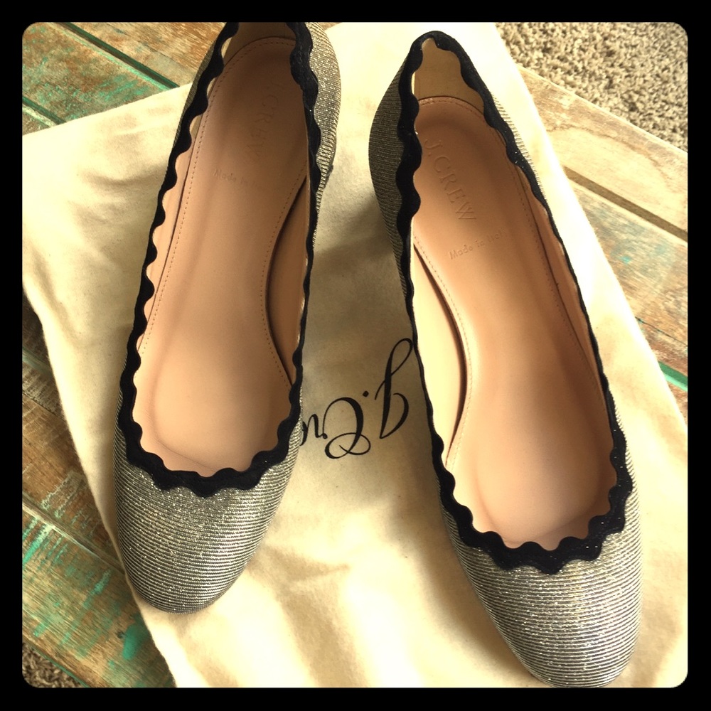 J.Crew sparkly heels NEW!!! Size 8